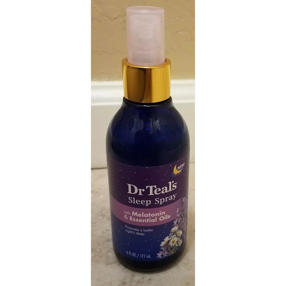 1-Dr. Teal's Sleep Spray w/ Melatonin & Essential‎ Oils 6oz Better Sleep NEW